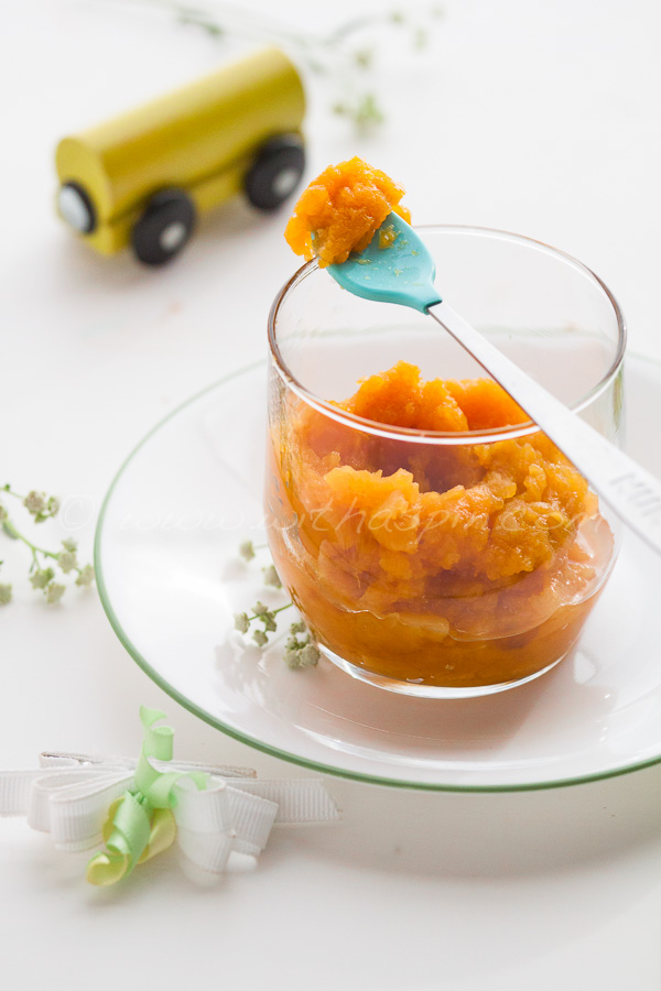 Baby Food - Butternut Squash Puree | With A Spin