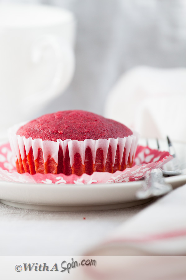 Red velvet Muffin | With A Spin