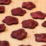 Beet ravioli