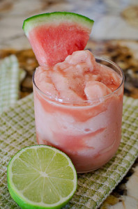 Watermelon frosty at With A Spin