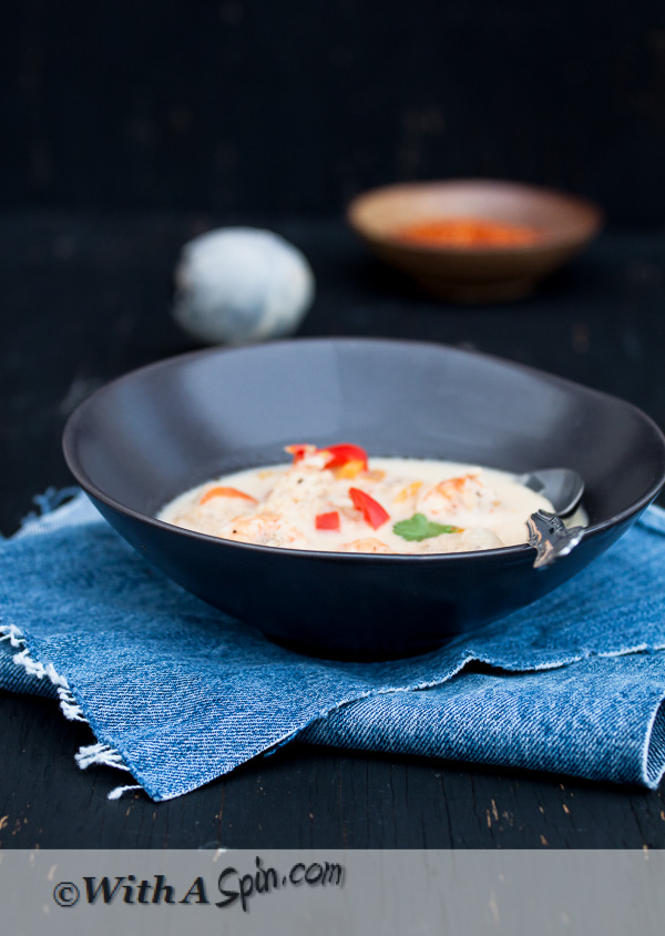Seafood Soup with coconut milk | With A Spin