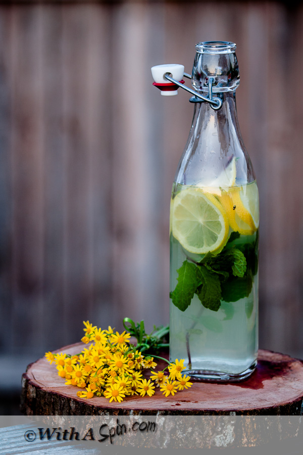 Lemonade with Mint | Copyright © With A Spin