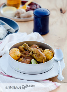 Rustic Chicken curry | Copyright © With A Spin