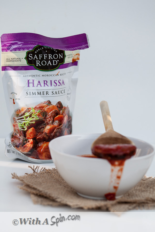 Saffron Road Harissa Simmering sauce | Copyright © With A Spin