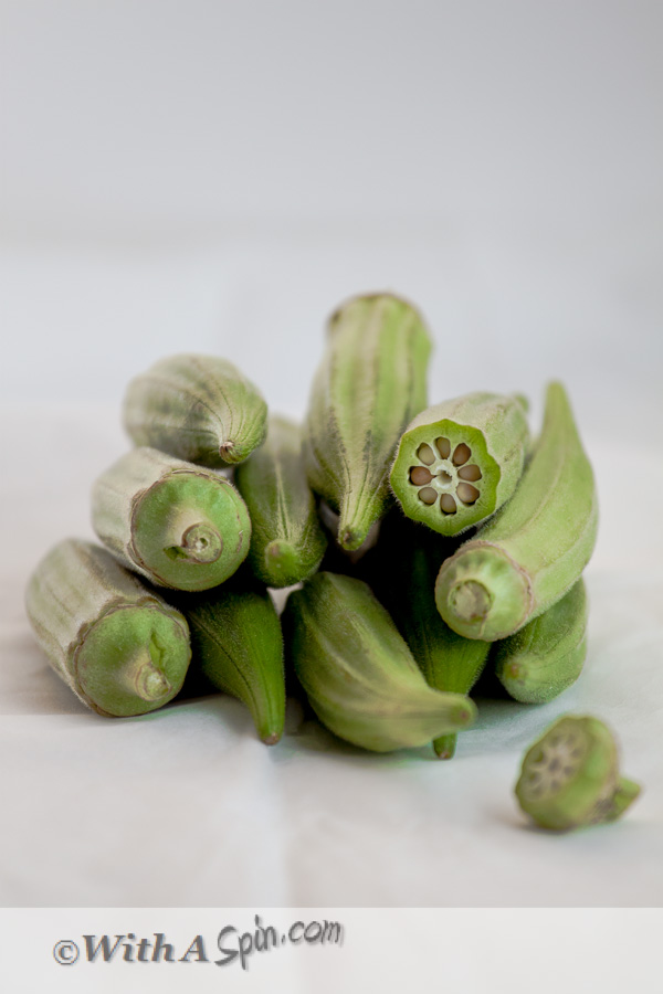 Okra | Copyright © With A Spin