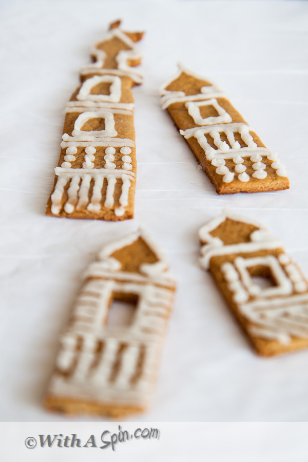 Gingerbread Minaret cookies | Copyright © With A Spin