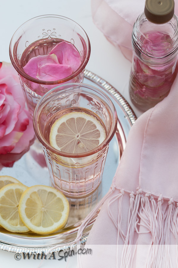 Rose lemonade | Copyright © With A Spin