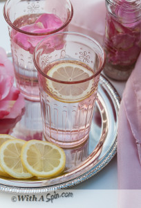 Rose lemonade | Copyright © With A Spin