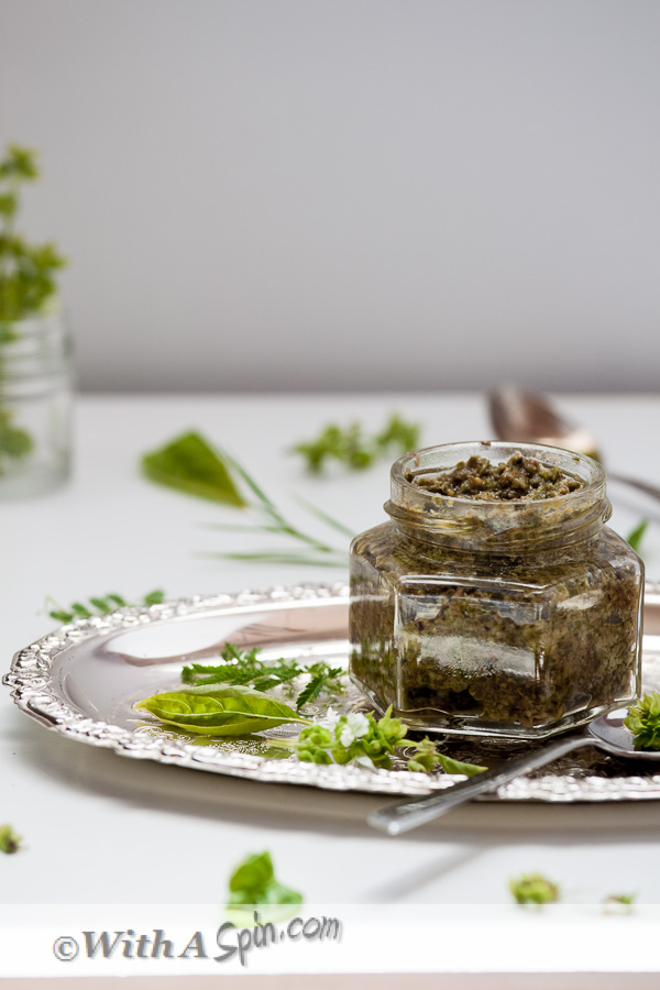 Vegan Vegetarial friendly pesto | Copyright © With A Spin