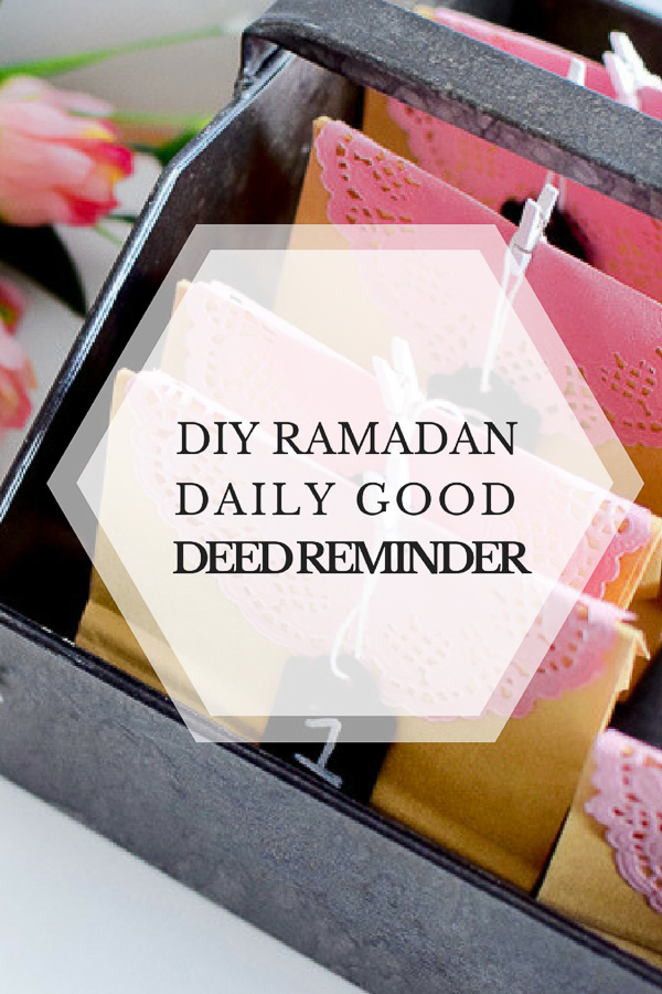Ramadan good deed calendar