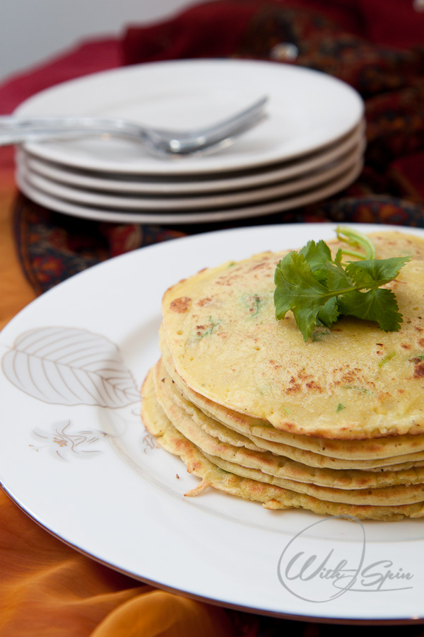 Savory breakfast pancake recipe