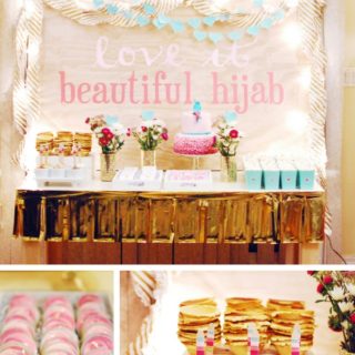 Hijab party decoration