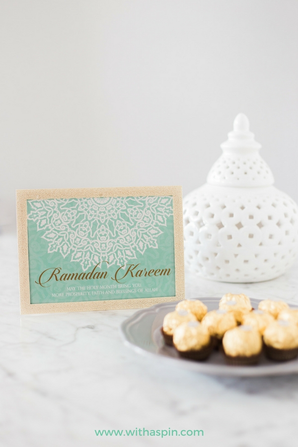 Ramadan kareem card - Islamic holiday card