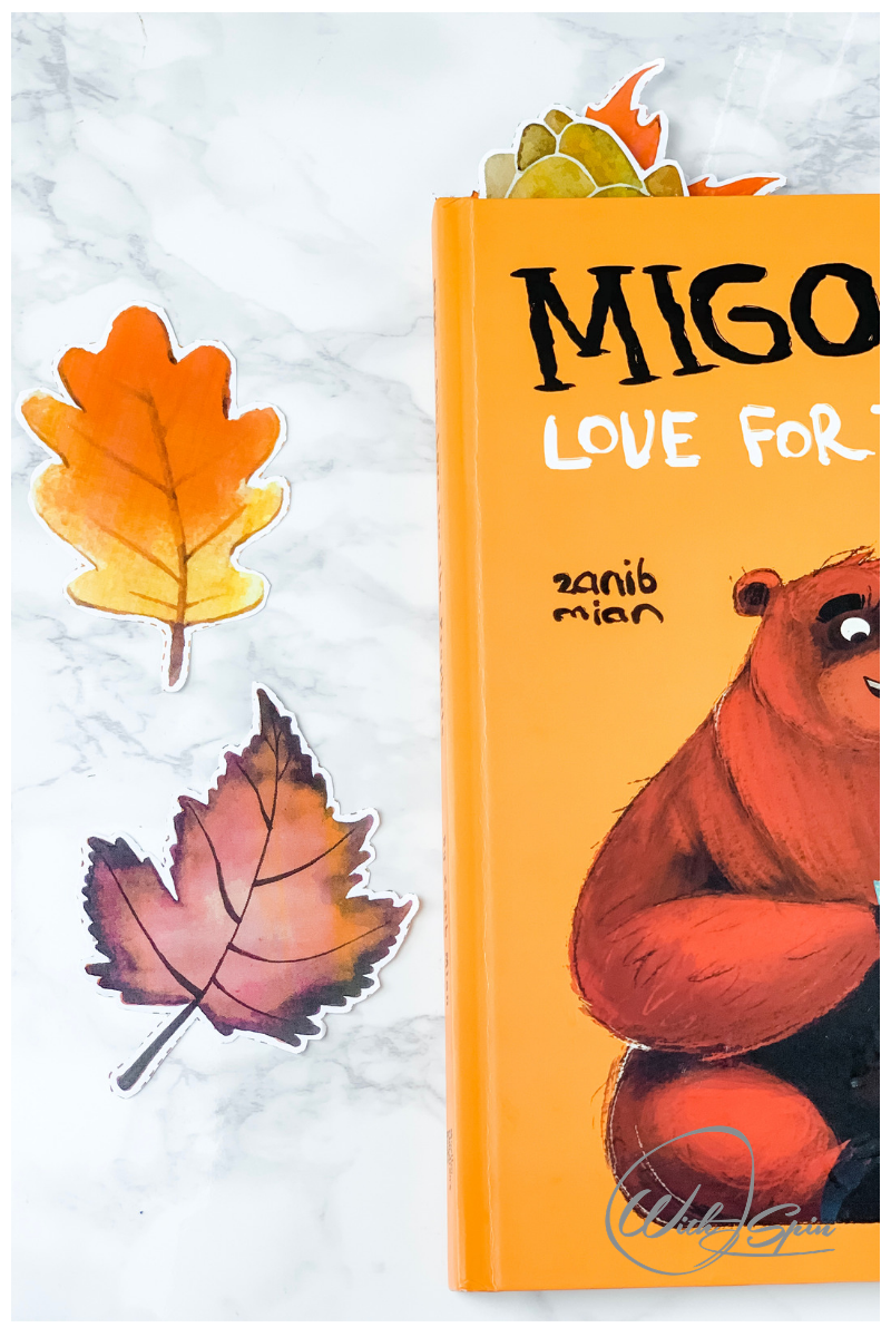 Free Autumn bookmarks - WithASpin