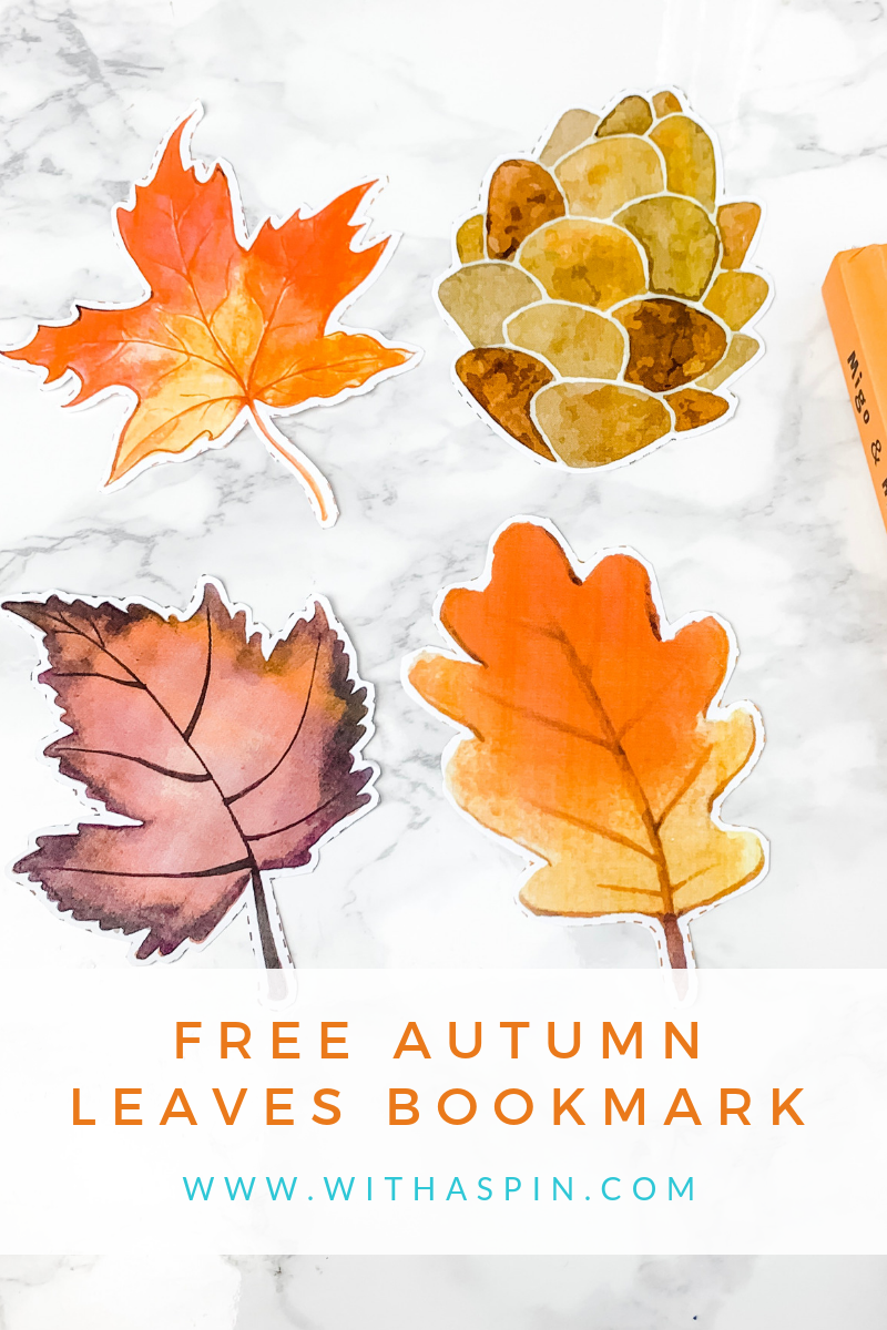 Fall bookmark - National book month activity