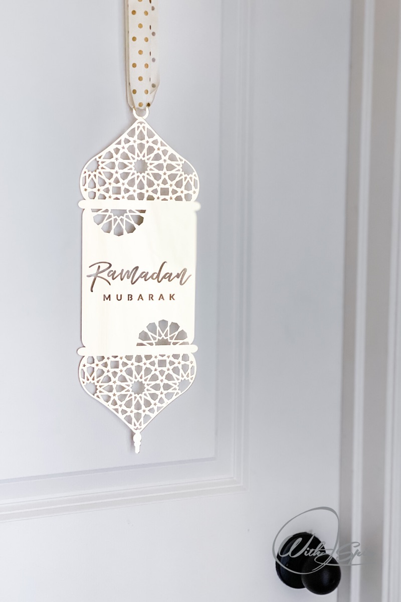 Ramadan Door Wreath - WithASpin