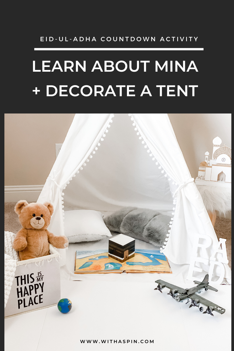 Hajj tent decoration activity for children