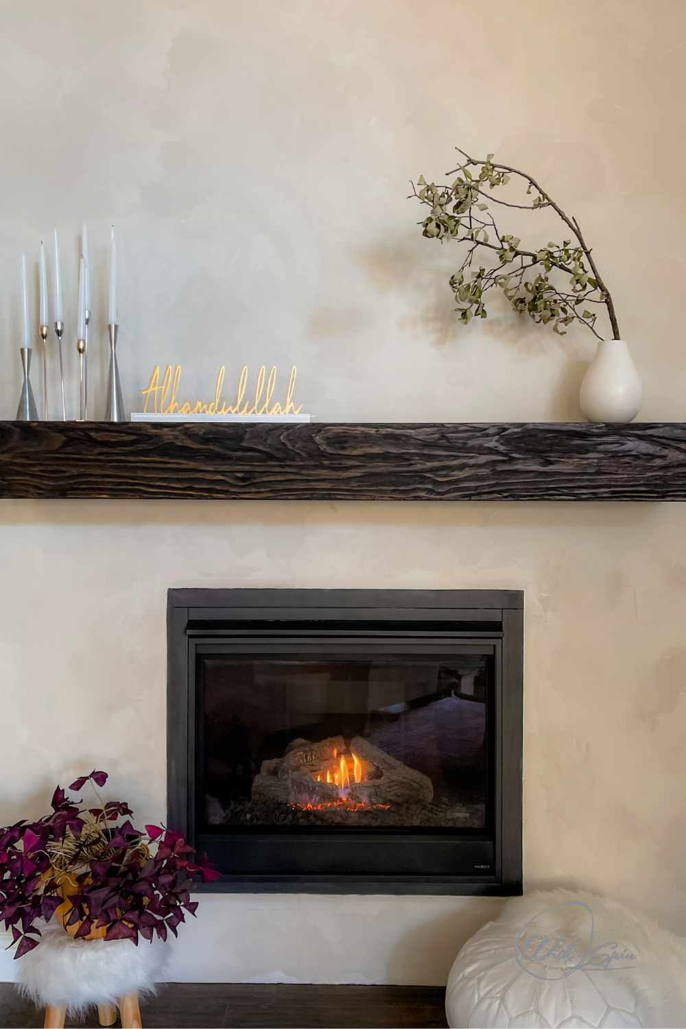 Fall home decor - Fireplace - WithASpin